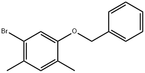 1-(Benzyloxy)-5-bromo-2,4-dimethylbenzene Structure