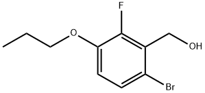 (6-溴-2-氟-3-丙氧基苯基)甲醇,2643368-46-9,结构式