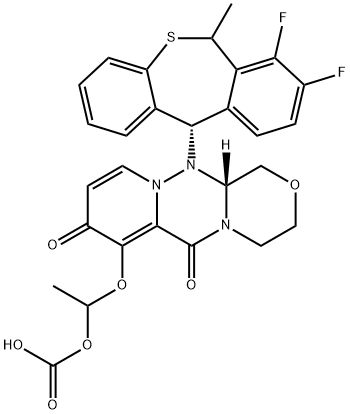 化合物 CAP-DEPENDENT ENDONUCLEASE-IN-16, 2643370-92-5, 结构式