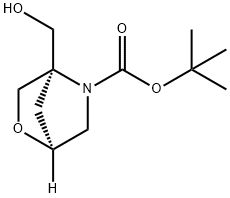 (1S,4R)-4-(HYDROXYMETHYL)-2-OXA-5-AZABICYCLO[2.2.1]HEPTANE-5-CARBOXYLATE TERT-BUTYL ESTER(1S,4R)-4-(HYDROXYMETHYL)-2-OXA-5-AZABICYCLO[2.2.1]HEPTAN-5-CARBOXYLIC, 2643374-00-7, 结构式