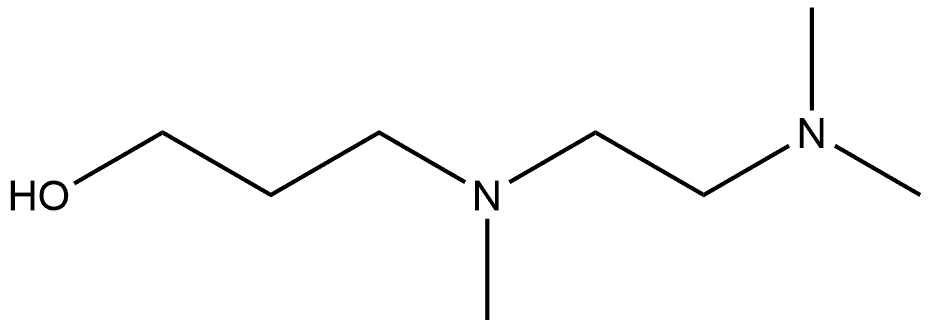 3-{[2-(dimethylamino)ethyl](methyl)amino}propan-1-ol Struktur