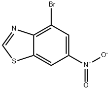 Benzothiazole, 4-bromo-6-nitro- Structure