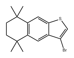 Naphtho[2,3-b]thiophene, 3-bromo-5,6,7,8-tetrahydro-5,5,8,8-tetramethyl- Structure