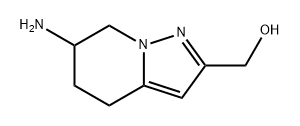 Pyrazolo[1,5-a]pyridine-2-methanol, 6-amino-4,5,6,7-tetrahydro- Struktur