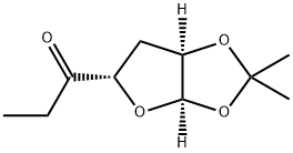 1-[(3AR,5S,6AR)-四氢-2,2-二甲基呋喃并[2,3-D]-1,3-二氧戊环-5-基]-1-丙酮 结构式