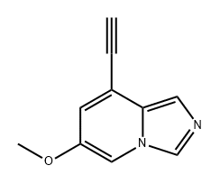 8-乙炔基-6-甲氧基咪唑并[1,5-A]吡啶, 2648259-59-8, 结构式