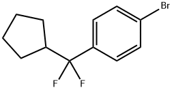1-Bromo-4-(cyclopentyldifluoromethyl)benzene Structure