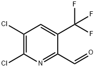5,6-dichloro-3-(trifluoromethyl)pyridine-2-carbaldehyde Structure