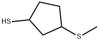 3-(methylsulfanyl)cyclopentane-1-thiol, Mixture of diastereomers Struktur