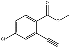 methyl 4-chloro-2-ethynylbenzoate Structure