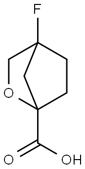 4-氟-2-氧杂双环[2.2.1]庚烷-1-羧酸, 2648948-83-6, 结构式