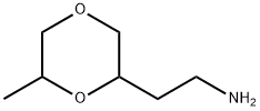 2-(6-methyl-1,4-dioxan-2-yl)ethan-1-amine, Mixture of diastereomers 结构式