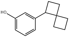 3-{spiro[3.3]heptan-1-yl}phenol Struktur