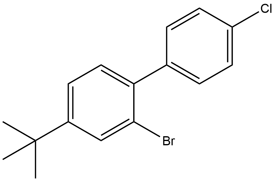 2-溴-4′-氯-4-叔丁基-1,1′-联苯,2649050-95-1,结构式