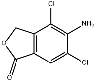 5-氨基-4,6-二氯异苯并呋喃-1(3H)-酮,2649788-96-3,结构式