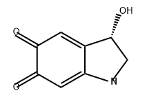 1H-Indole-5,6-dione, 2,3-dihydro-3-hydroxy-, (3S)- Struktur