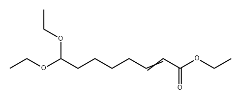 2-Octenoic acid, 8,8-diethoxy-, ethyl ester Structure