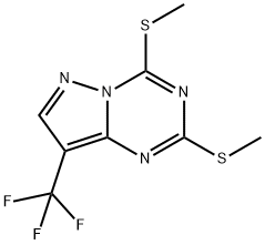 2,4-双(甲硫基)-8-(三氟甲基)吡唑并[1,5-A]-1,3,5-三嗪,2651203-06-2,结构式