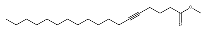 5-Octadecynoic acid, methyl ester Structure