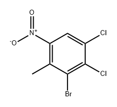 Benzene, 3-bromo-1,2-dichloro-4-methyl-5-nitro- 化学構造式