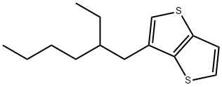 3-(2-ethylhexyl)thieno[3,2-b]thiophene Struktur