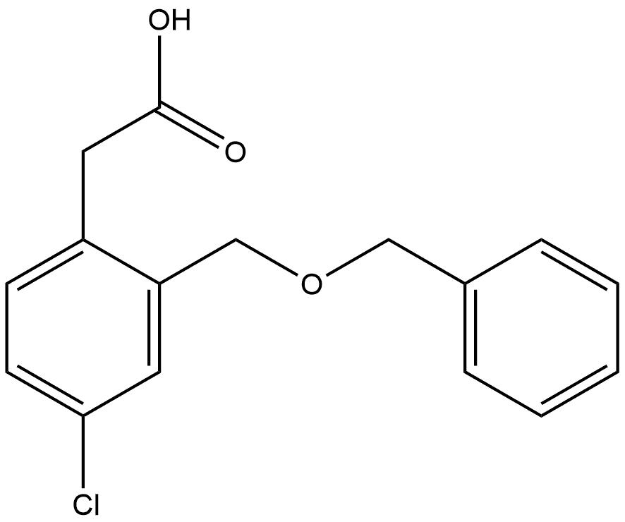 2654052-31-8 2-(2-((苄氧基)甲基)-4-氯苯基)乙酸