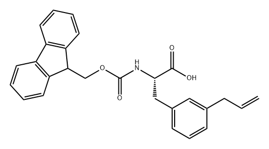 L-Phenylalanine, N-[(9H-fluoren-9-ylmethoxy)carbonyl]-3-(2-propen-1-yl)- Structure