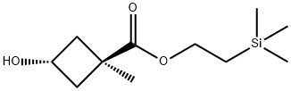 2-(Trimethylsilyl)ethyl trans-3-hydroxy-1-methylcyclobutanecarboxylate|TRANS-2-(三甲硅基)乙基3-羟基-1-甲基环丁烷羧酸酯