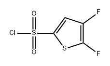 2-Thiophenesulfonyl chloride, 4,5-difluoro- 化学構造式