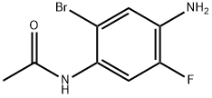 N-(4-氨基-2-溴-5-氟苯基)乙酰胺, 2658558-20-2, 结构式