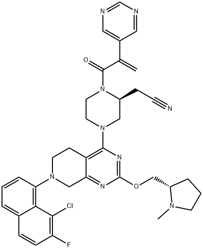 化合物 KRAS G12C INHIBITOR 41 结构式