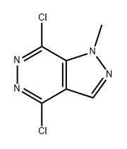 1H-Pyrazolo[3,4-d]pyridazine, 4,7-dichloro-1-methyl- Struktur