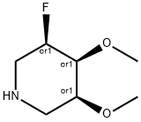 rel-(3R,4S,5S)-3-Fluoro-4,5-dimethoxypiperidine Struktur