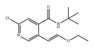 2660255-74-1 (E)-N-(叔丁基)-2-氯-5-(2-乙氧基乙烯基)异烟酰胺
