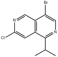 4-溴-7-氯-1-异丙基-2,6-萘啶,2660255-79-6,结构式