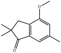 1H-Inden-1-one, 2,3-dihydro-4-methoxy-2,2,6-trimethyl- Struktur