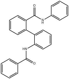 N,N'-2,2'-biphenyldiyldibenzamide 化学構造式