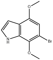 1H-Indole, 6-bromo-4,7-dimethoxy- Structure