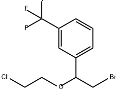 Benzene, 1-[2-bromo-1-(2-chloroethoxy)ethyl]-3-(trifluoromethyl)-