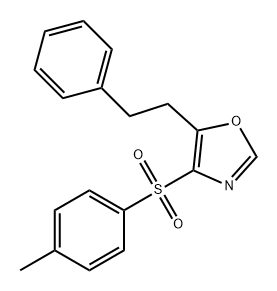 Oxazole, 4-[(4-methylphenyl)sulfonyl]-5-(2-phenylethyl)- Structure