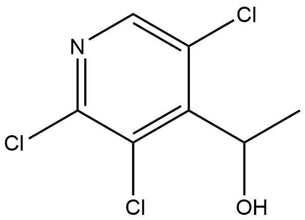 4-Pyridinemethanol, 2,3,5-trichloro-α-methyl- Structure