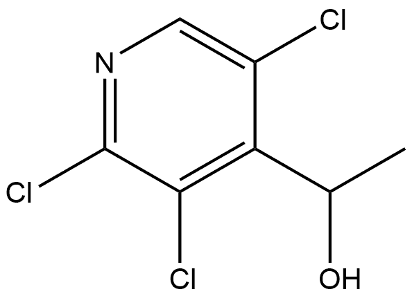 4-Pyridinemethanol, 2,3,5-trichloro-α-methyl- 化学構造式