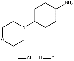 Cyclohexanamine, 4-(4-morpholinyl)-, hydrochloride (1:2) Struktur