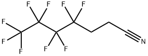 Heptanenitrile, 4,4,5,5,6,6,7,7,7-nonafluoro- 化学構造式