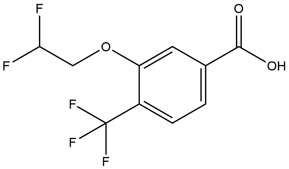 2665335-09-9 3-(2,2-Difluoroethoxy)-4-(trifluoromethyl)benzoic acid