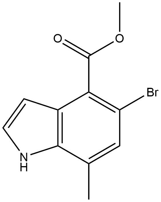 2665660-82-0 5-溴-7-甲基-1H-吲哚-4-甲酸甲酯