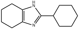 2-Cyclohexyl-4,5,6,7-tetrahydro-1H-1,3-benzodiazole 化学構造式