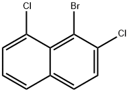 Naphthalene, 1-bromo-2,8-dichloro- Structure