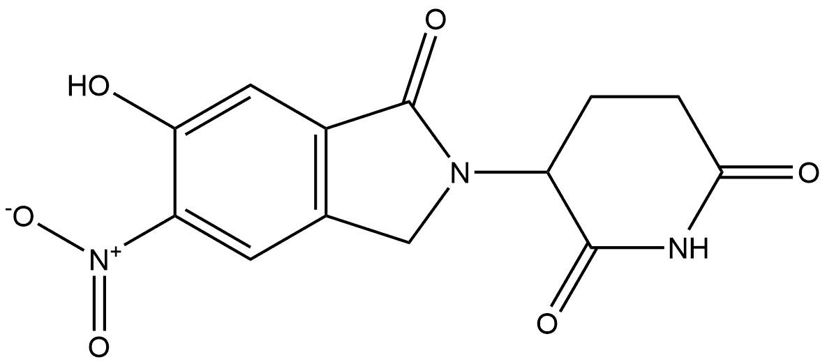 2667597-57-9 3-(6-羟基-5-硝基-1-氧代异吲哚啉-2-基)哌啶-2,6-二酮