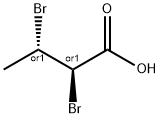 Butanoic acid, 2,3-dibromo-, (2R,3S)-rel- 结构式